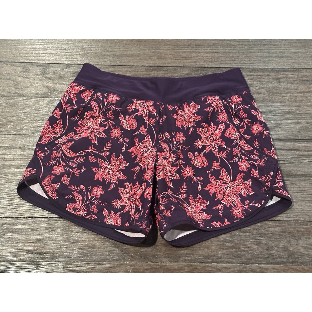 Lands End WOMENS 4P Quick Dry Pull‎ On Swim Shorts Pockets Modest Beach Surf